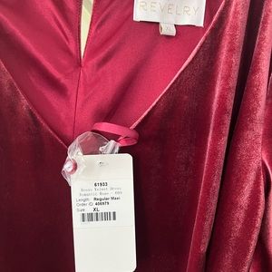 Revelry velvet gown